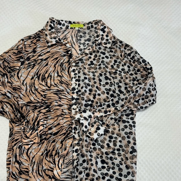 Dual print safari button up - Picture 7 of 9
